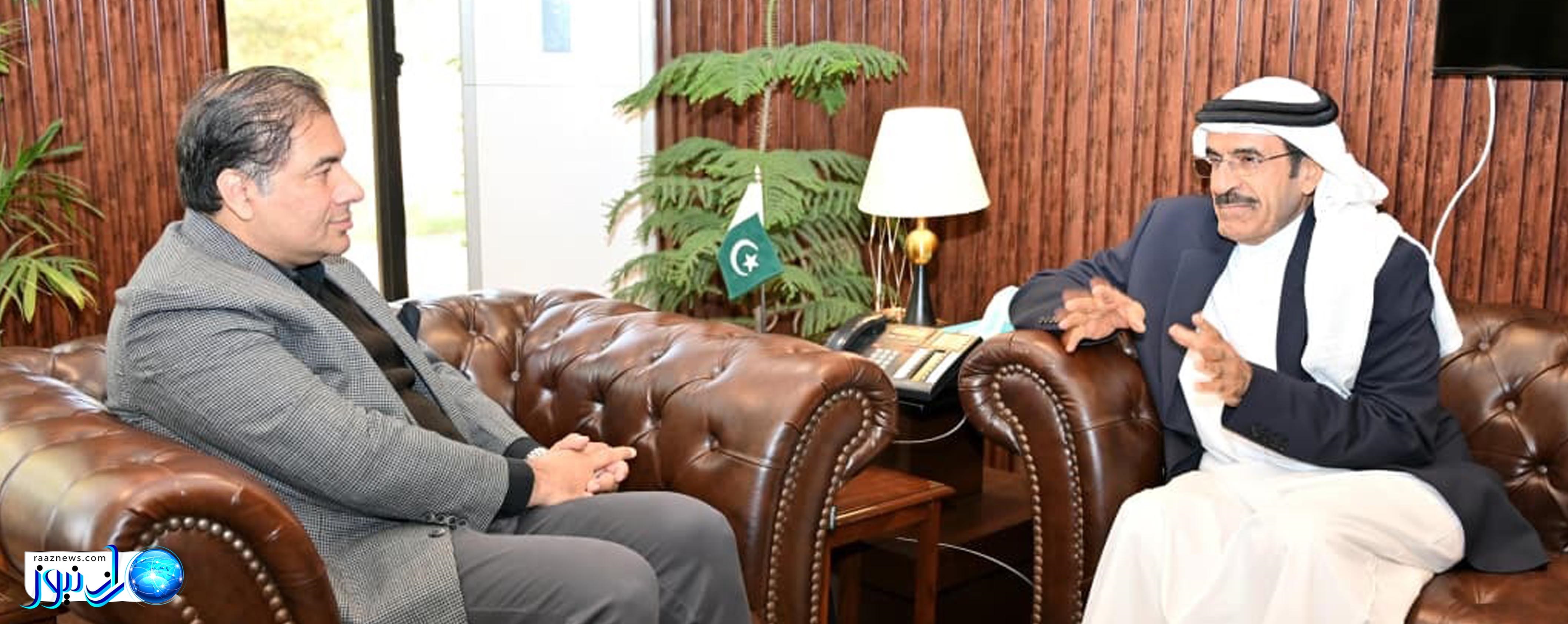 دیدار سفیر بحرین با رئیس سازمان توسعه پایتخت پاکستان